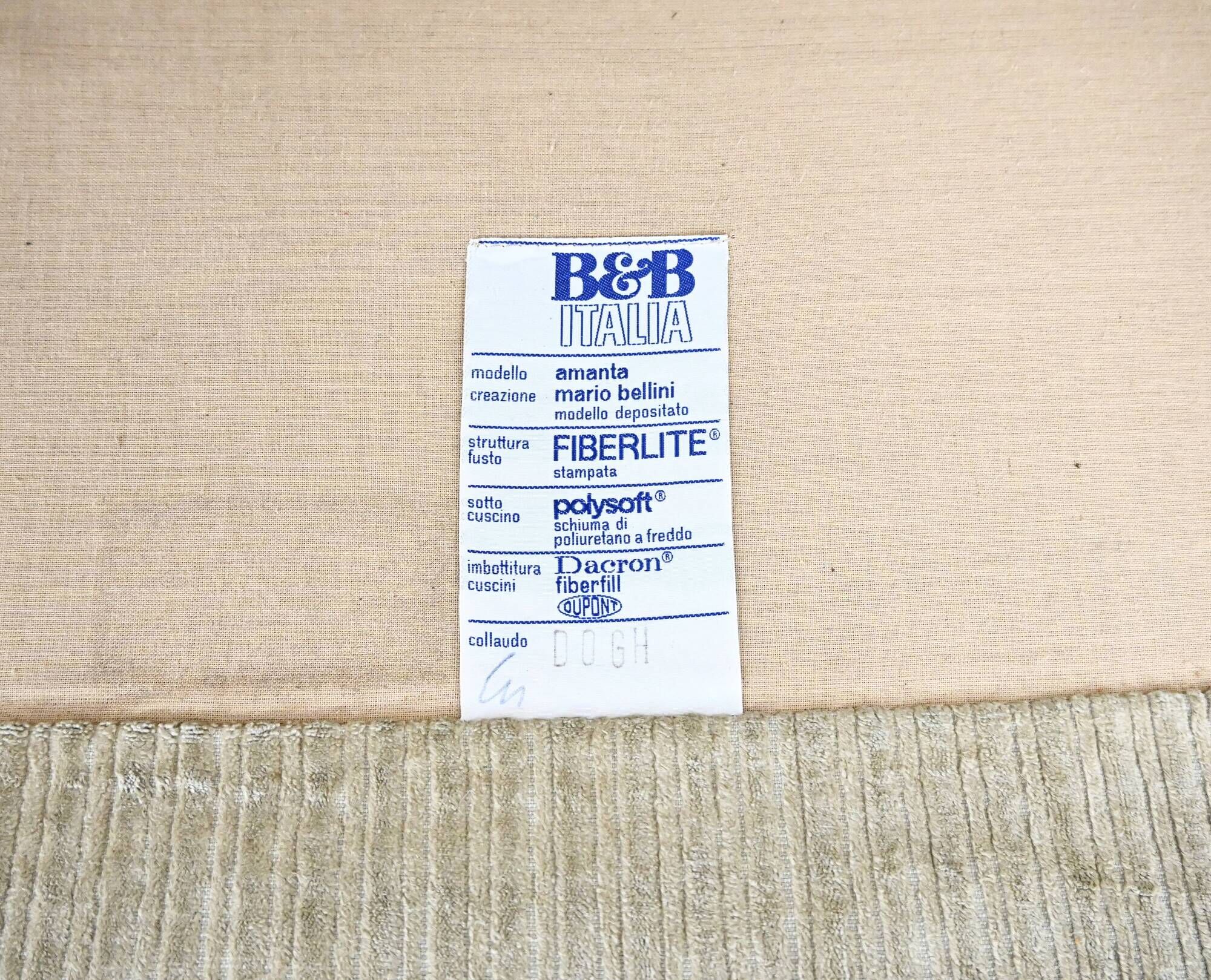 Paire de Fauteuils « Amanta » par Mario Bellini pour B&B Italia, 1970s