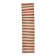 2x10 Striped Pattern Red Green Kilim Runner Rug, 79x323Cm