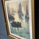 Lithograph Fernand-Marie-Eugène Le Gout-Gérard Bretonne Barque n°185