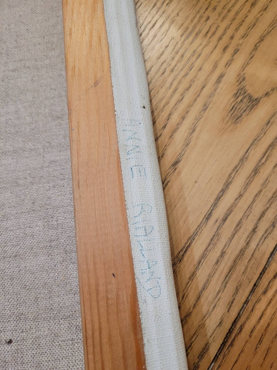 Still life painting - oil on canvas - Signed Ankie Rialland