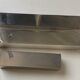 Set of 3 candle holders silver metal