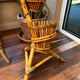 Rattan cobra plant holder