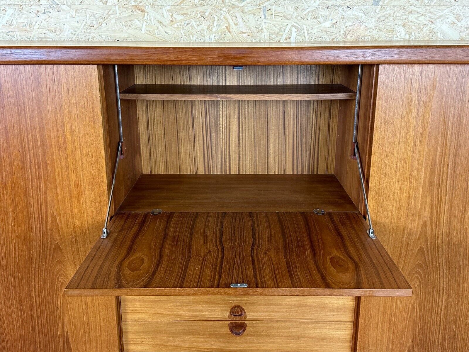 60s 70s teak sideboard highboard H.W. Klein Bramin Danish Modern Design