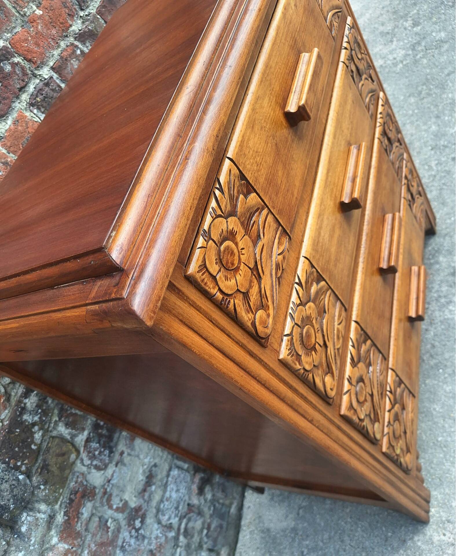 Commode art déco, meuble ancien vintage