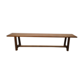 Old bench for oak farmhouse table