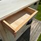 Buffet parisien vintage patine blanche