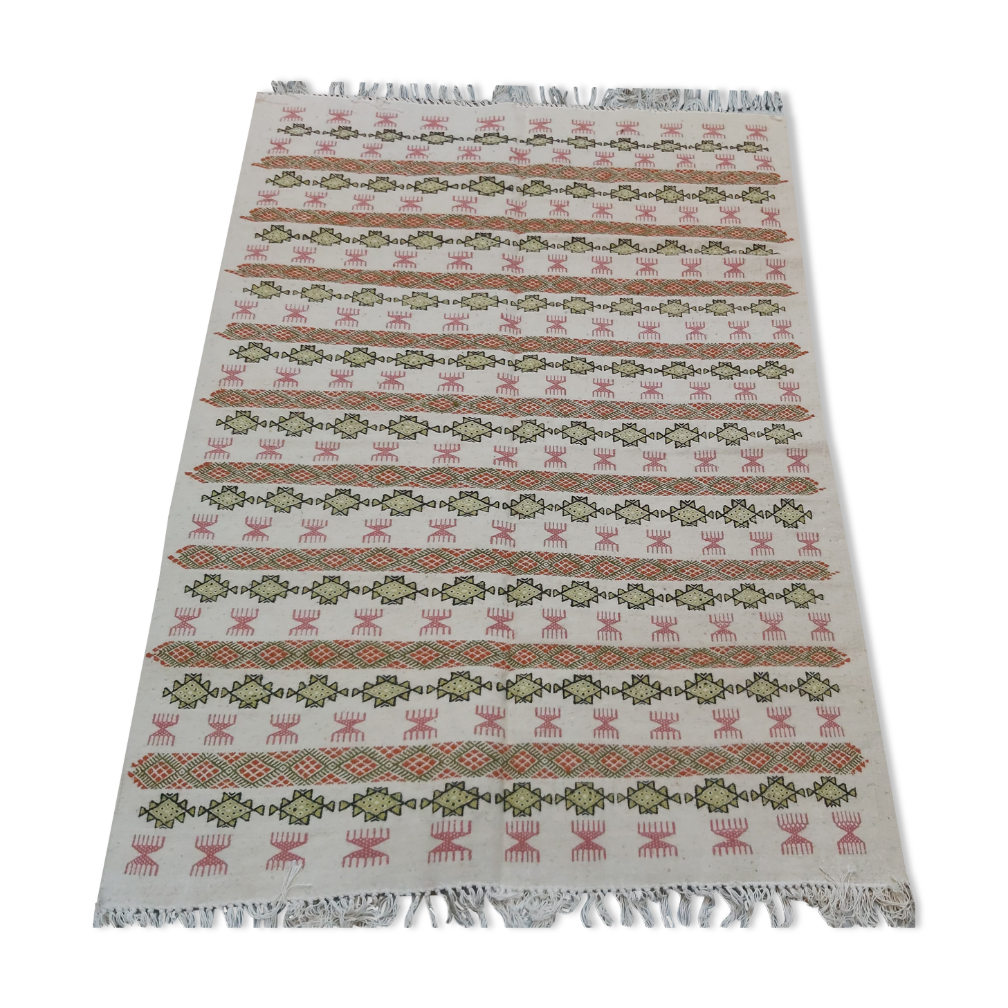 Traditional handmade margoum carpet