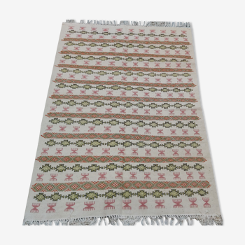 Traditional handmade margoum carpet