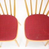 Set of four dining chairs/Tatra Pravenec, 1970's.