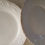 4 plates earth of iron Sarreguemines