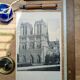 Printed in 1906, Notre-Dame Cathedral, Paris.