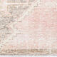 3x11 dusty beige & brown vintage runner rug