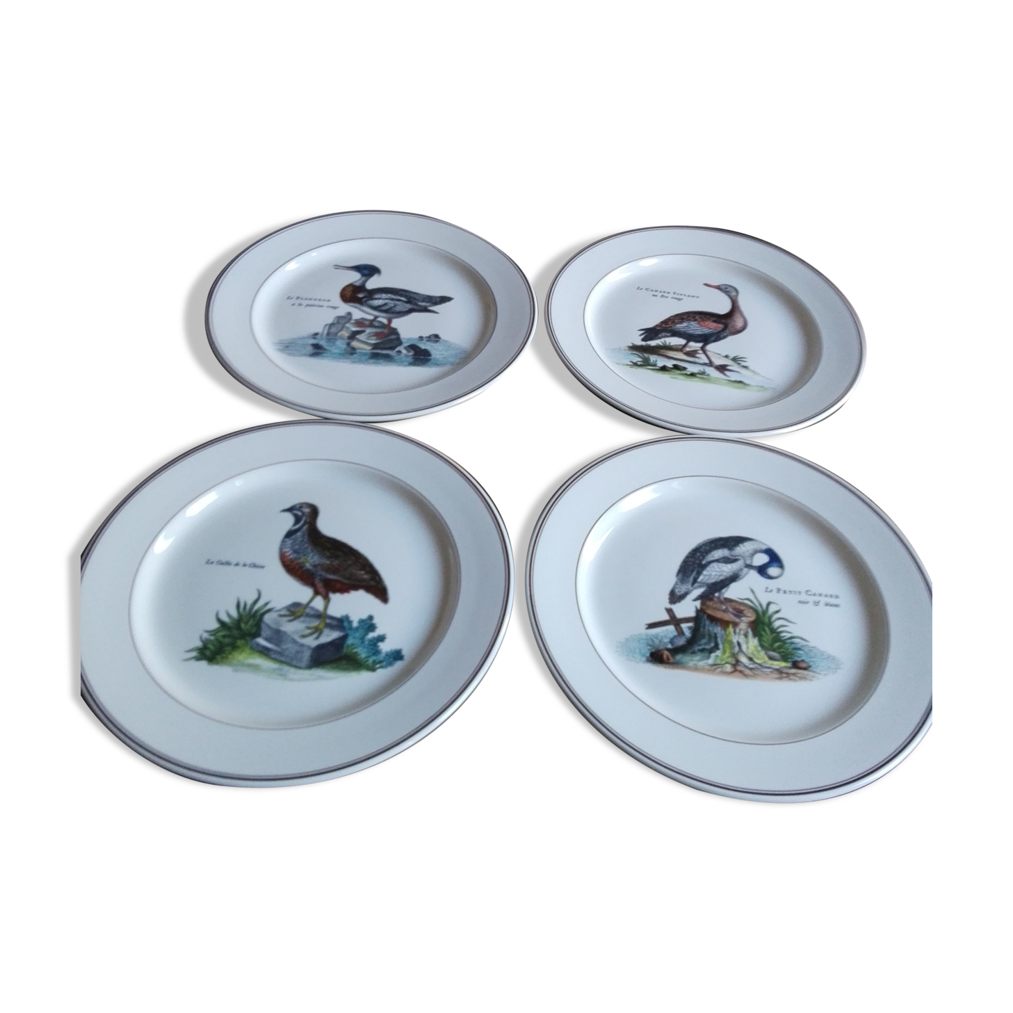 Lot of 4 plates Villeroy and Boch paradiso