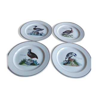 Lot of 4 plates Villeroy and Boch paradiso