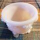 Petit cache-pot en opaline rose