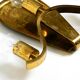 Large heavy Mid Century brass wall light from a German church