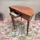 Louis XVI Style Mahogany Half Moon Table, 19th Century