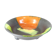 Fruit cup in black ceramic matte