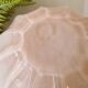 Pink glass globe table lamp