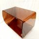 Meuble d'appoint en plexiglas fumé marron