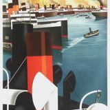 Art Deco Marseille poster