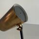 Lampe de bureau minimaliste à tête en laiton et base en marbre, années 1960, Allemagne
