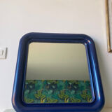 Vintage blue mirror 70