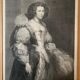 A. Van Dock, portrait de Maria Louissa De Tassis, gravure par C. Vermeulen, XVIIème siècle