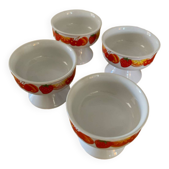 1950's fruit dessert cups