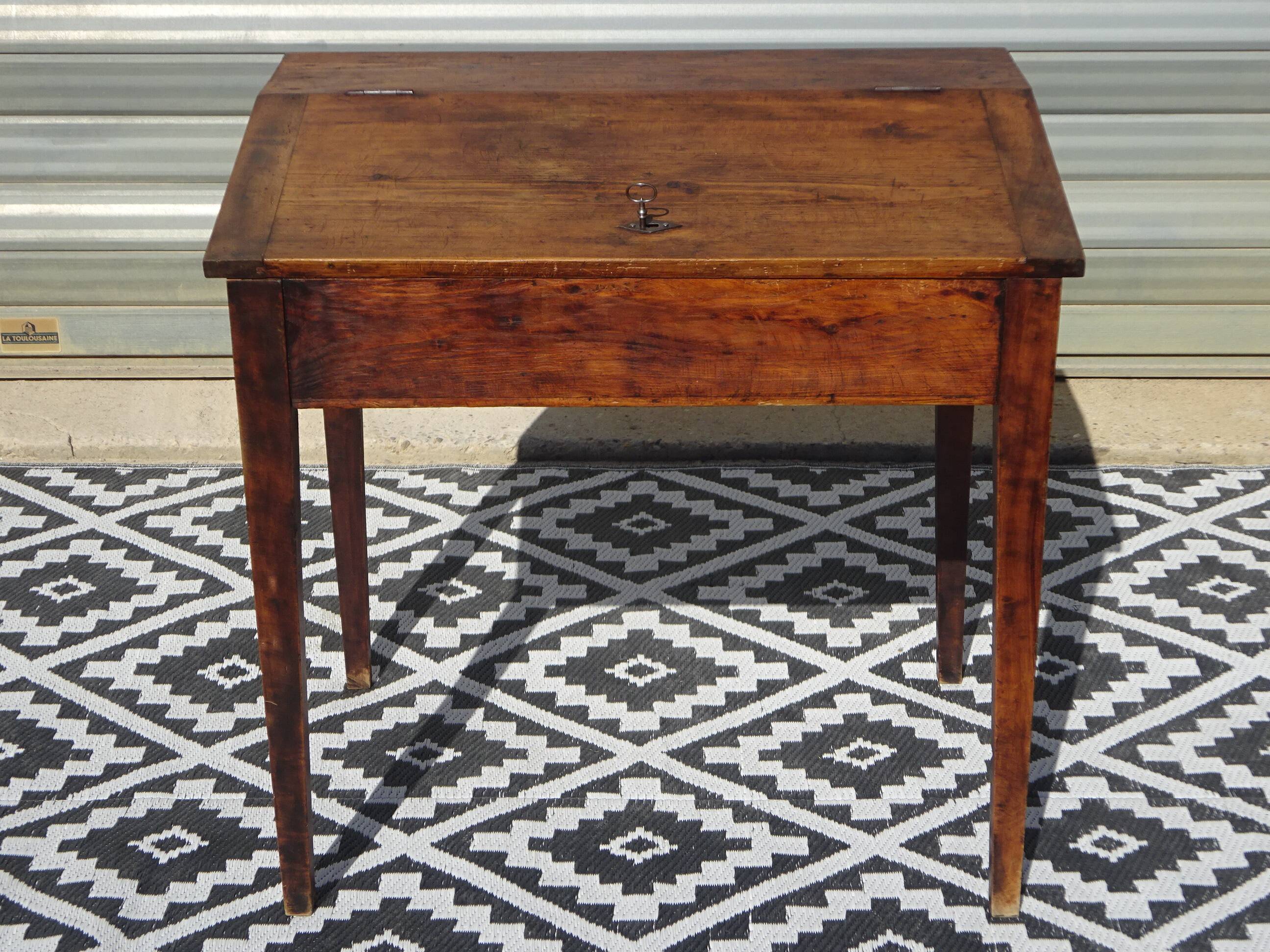 Small vintage desk with storage.