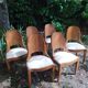 set of 6 Art Deco chairs from the 1940s