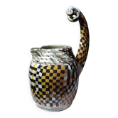 Pichet contemporain en terre mêlée Atelier 141 Chaniers, années 2010-2025