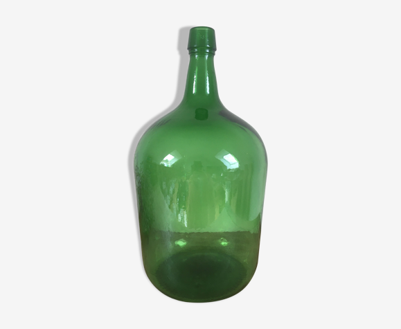 Dame-jeanne ancienne vert pomme