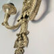 Wall lamp Mascherone Tragedia Greca in silver cast alloy