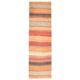 1970s Vintage Turkish Oushak Handmade Wool Cotton Orange Runner Rug 83x284