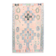 5x8 Vintage Samon Pink & Light Grey Vintage Oushak Area Rug, 161x255 cm