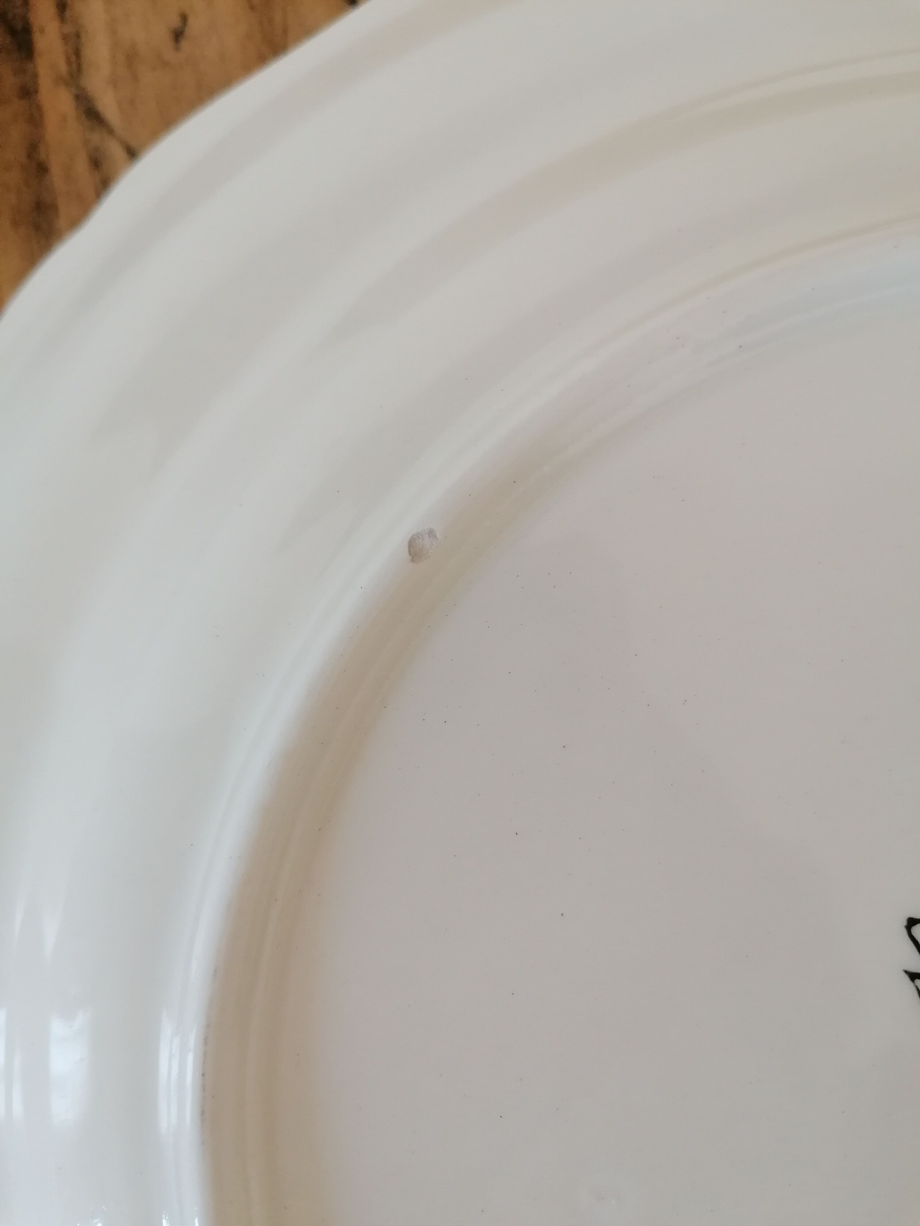 Gien Cabbage Bridge Earthen Dish