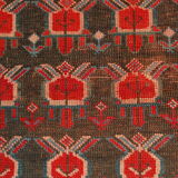 Ancient Caucasian carpet Karabakh handmade 90cm x 153cm 1890s