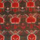 Ancient Caucasian carpet Karabakh handmade 90cm x 153cm 1890s