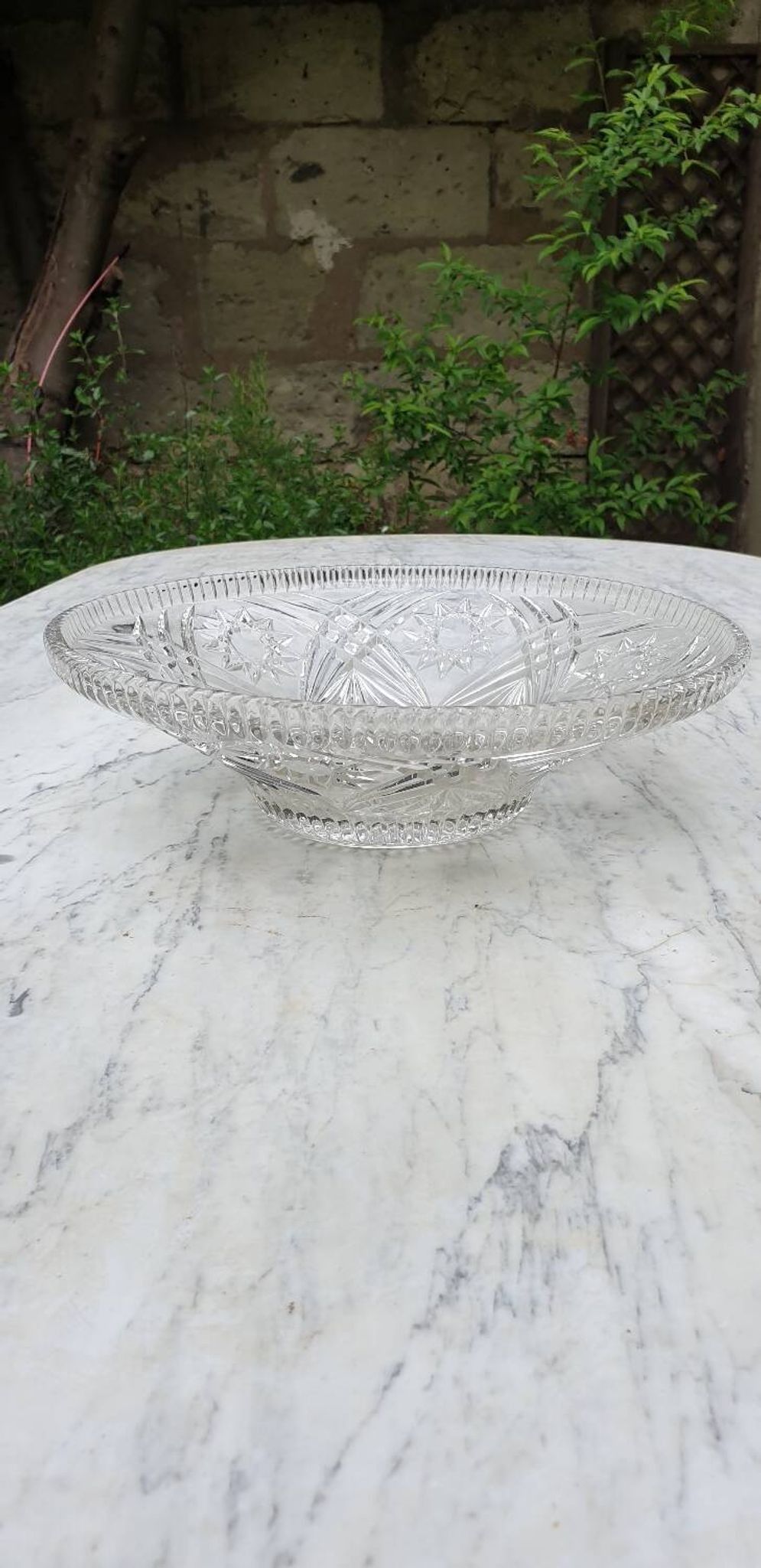 Coupe saladier en cristal 29cm