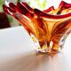 Bol en verre de Murano rouge