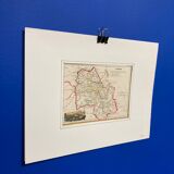 Old map of Isère