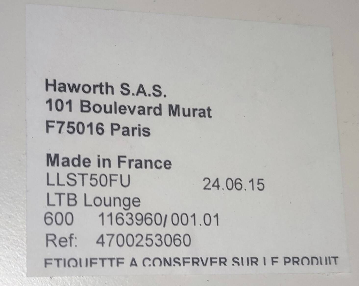 Lot de 2 poufs Haworth