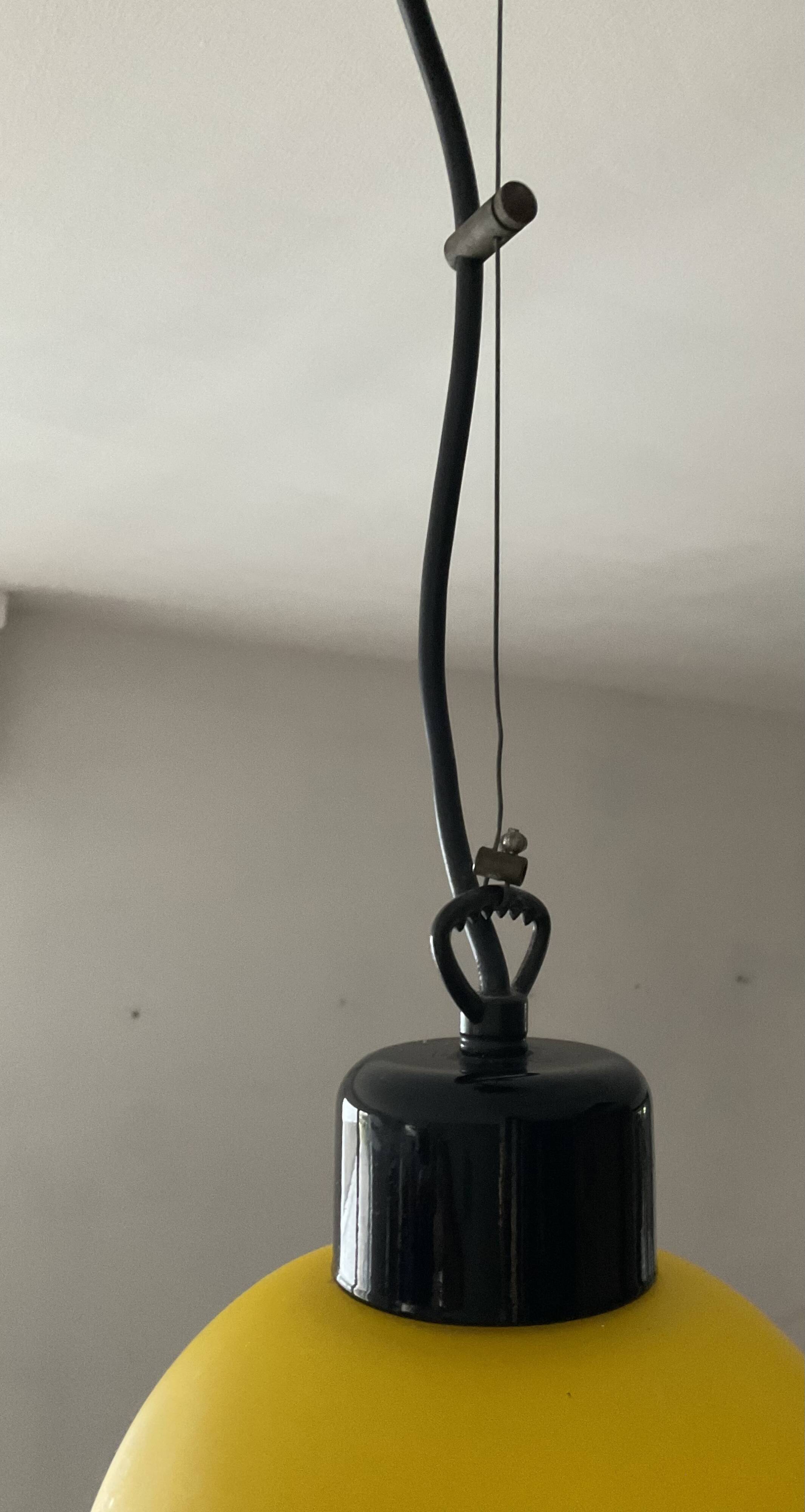 Piet Kramer Leuchten design pendant light in glass paste