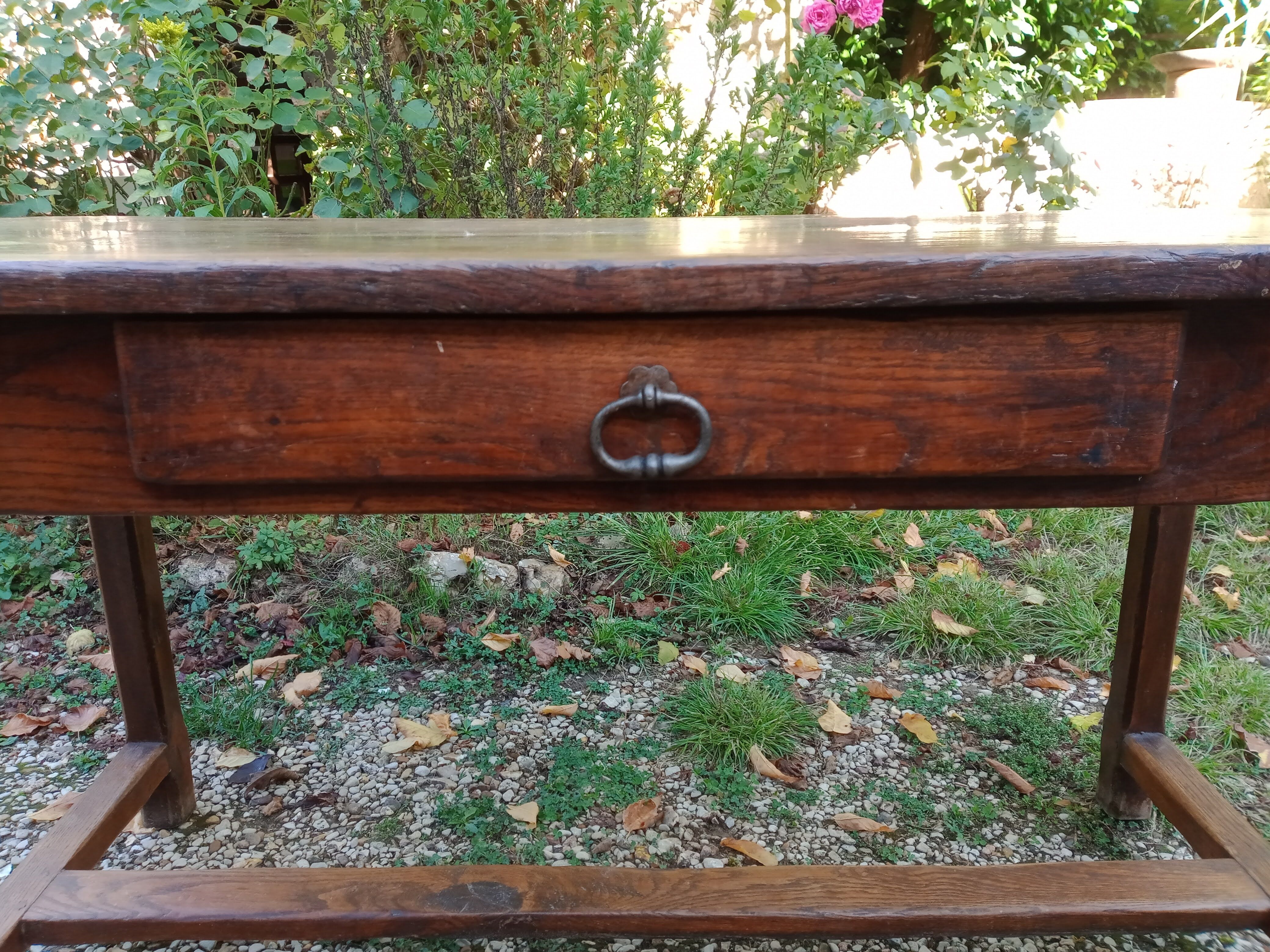 Old oak farmhouse table