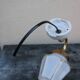 Wall light opaline and brass lantern
