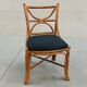 Chaise en bambou Roche Bobois 80's