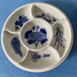 Imari style Chinese porcelain lidded biscuit server