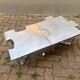 Pair of uniquely designed handmade puzzle coffee tables