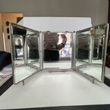 Triptych mirror or barber's mirror